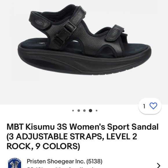 MBT Kisumu Sandals Y2k Size 8 /8.5 - Picture 7 of 15